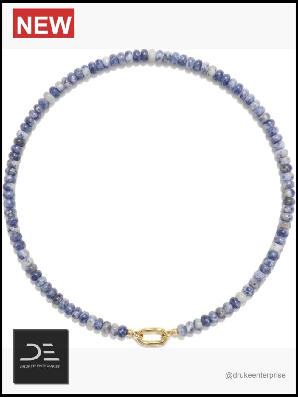 Handmade Natural Stone Beaded Choker Necklace Bohemian Jewelry